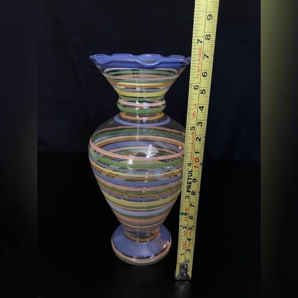 Colorful Stripes Small Vase - Picture 6 of 6